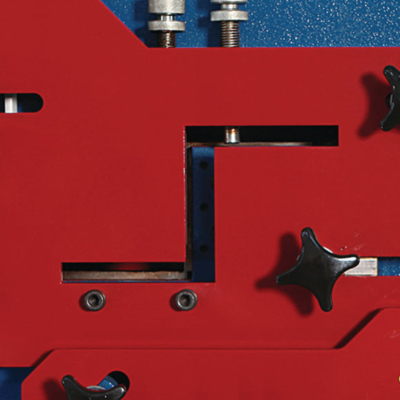 Hydraulic sectional steel shears / punching machine HPS 60 S