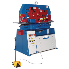 Hydraulic sectional steel shears / punching machine HPS 45 S