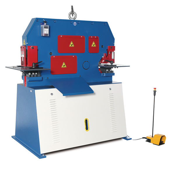 Hydraulic sectional steel shears / punching machine HPS 45 S