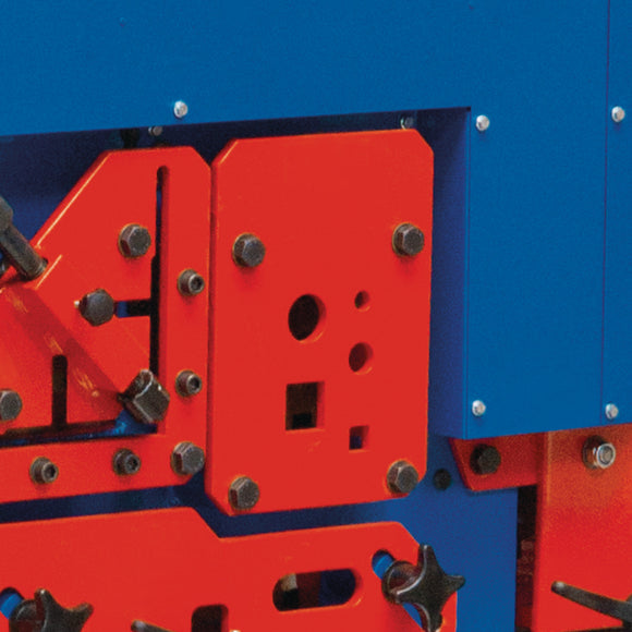 Hydraulic sectional steel shears / punching machine HPS 55 DS