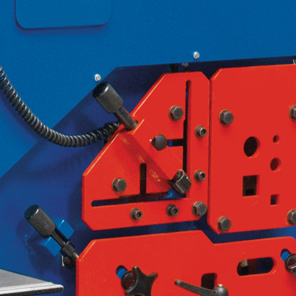 Hydraulic sectional steel shears / punching machine HPS 55 DS