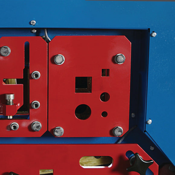 Hydraulic sectional steel shears / punching machine HPS 65 DS