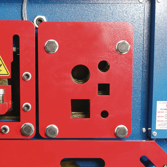 Hydraulic sectional steel shears / punching machine HPS 85 DS