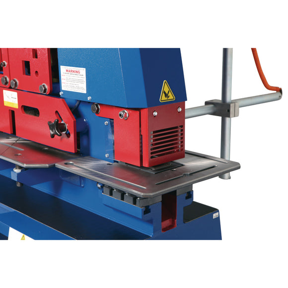 Hydraulic sectional steel shears / punching machine HPS 85 DS