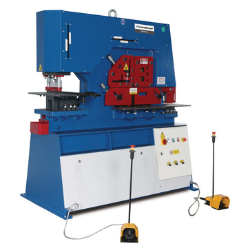 Hydraulic sectional steel shears / punching machine HPS 85 DS