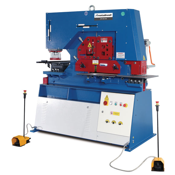 Hydraulic sectional steel shears / punching machine HPS 85 DS