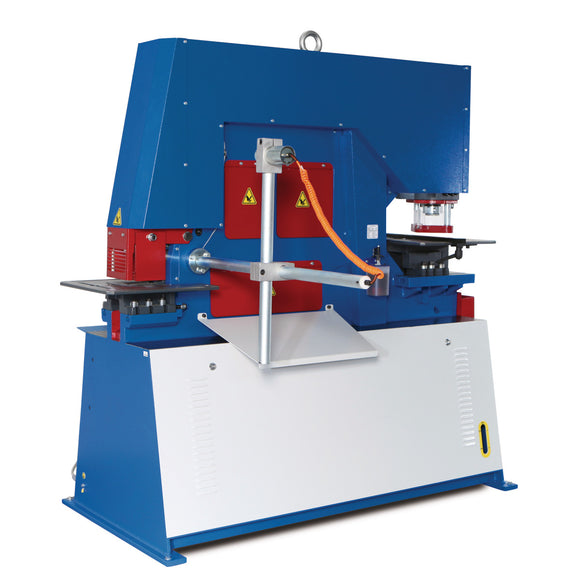 Hydraulic sectional steel shears / punching machine HPS 85 DS