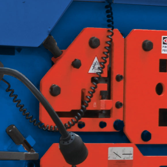 Hydraulic sectional steel shears / punching machine HPS 115 DS