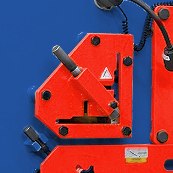 Hydraulic sectional steel shears / punching machine HPS 175 DS