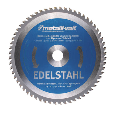 Saw blade for stainless steel Ø 230 x 1.8 x 25.4 mm