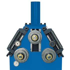 Special straightening rollers on the side, for angle irons