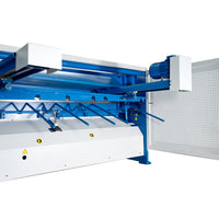 Hold-up device for thin sheet metal, pneumatic