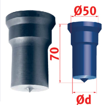 Round punch No.4 Ø 42 mm
