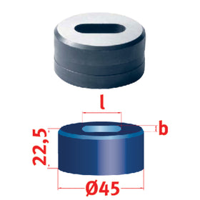 Slot die No.45 9.3 x 18.3 mm