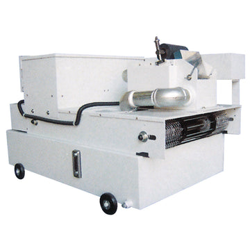 Automatic paper belt filter with magnetic separator and cooling system