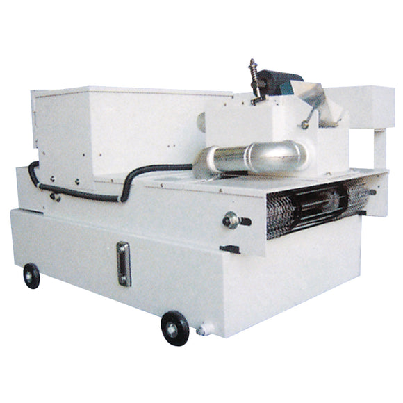 Automatic paper belt filter with magnetic separator and cooling system