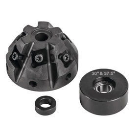 Milling head and guide roller 30°