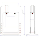 Fully hydraulic workshop press WPP 100 VH XW-5