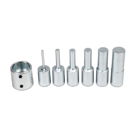6-piece printing mandrel set with perforated plate WPP 15