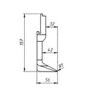 Manual swing bending machine HSBM 1250-12 HSG-5
