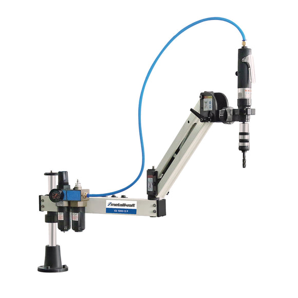 Pneumatic tapping machine GS 1000-12 P Special offer set incl. chassis