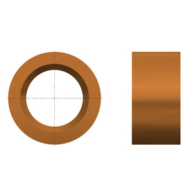 Feed roller without rim Ø 120 mm, width 60 mm without rim