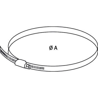 Hose clamp Ø 40-60 mm - 0