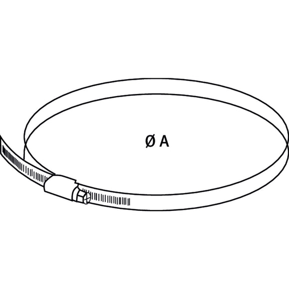 Hose clamp Ø 32-50 mm