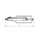 Pneumatic gate valve Ø100 24 V-4