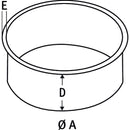 Hose connection piece Ø 160 mm-2