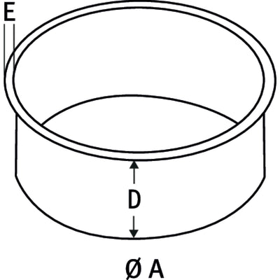 Hose connection piece Ø 58 mm - 0