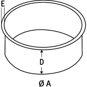 Hose connection piece Ø 80 mm - 0