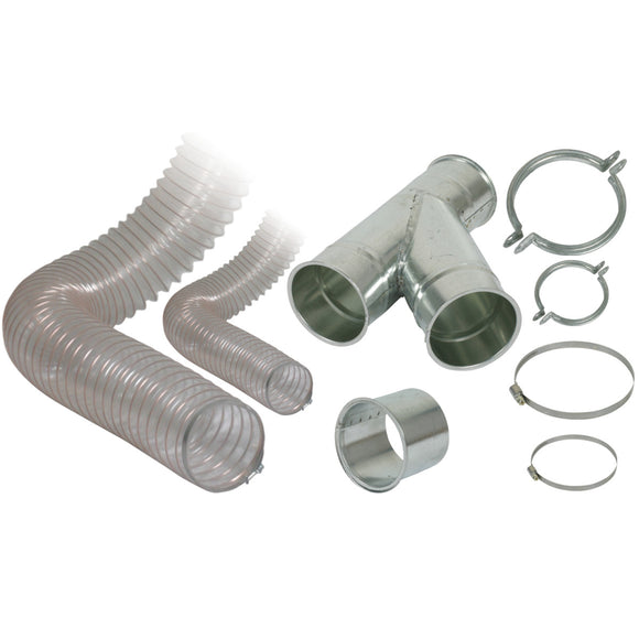 Extraction system connection set 120/58 mm