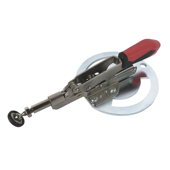Adapter plate round With tensioner horizontally length 180mm