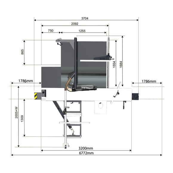 Sliding table saw FKS 550-3200 PRO