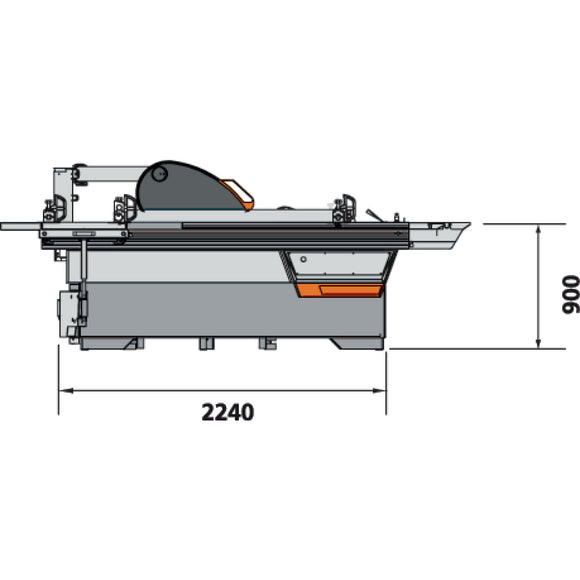 Sliding table saw CASADEI XENIA 70/32 A