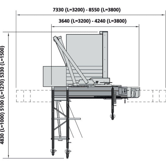 Sliding table saw CASADEI XENIA 70/32 A - 550