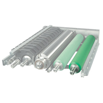 Third upper feed roller powered