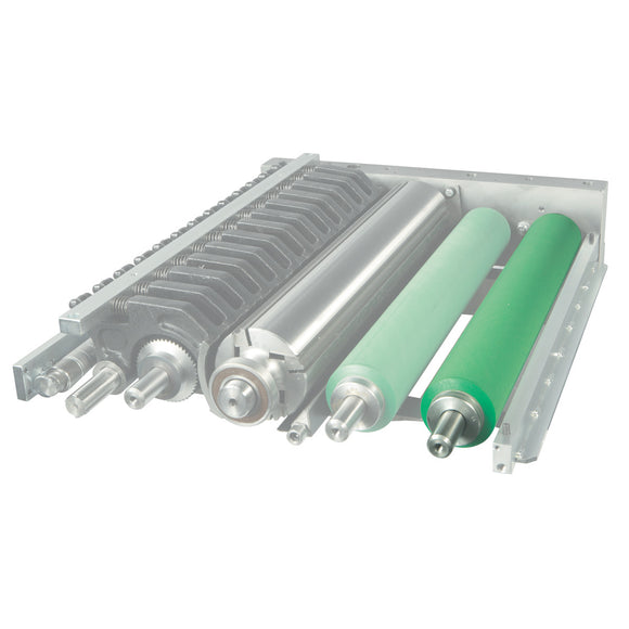 Third upper feed roller powered