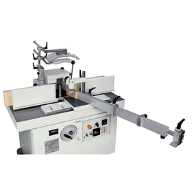 Sliding table slide for small trimming operations