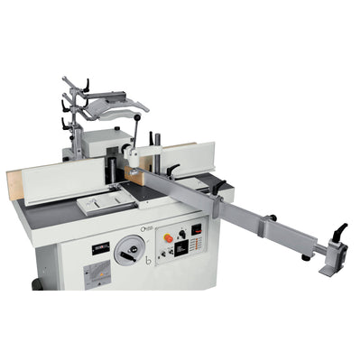 Sliding table slide for small trimming operations