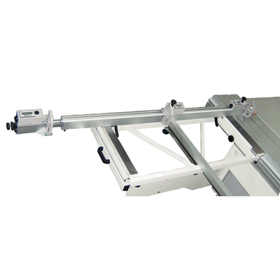Crosscut stop of large dimensions with LCD