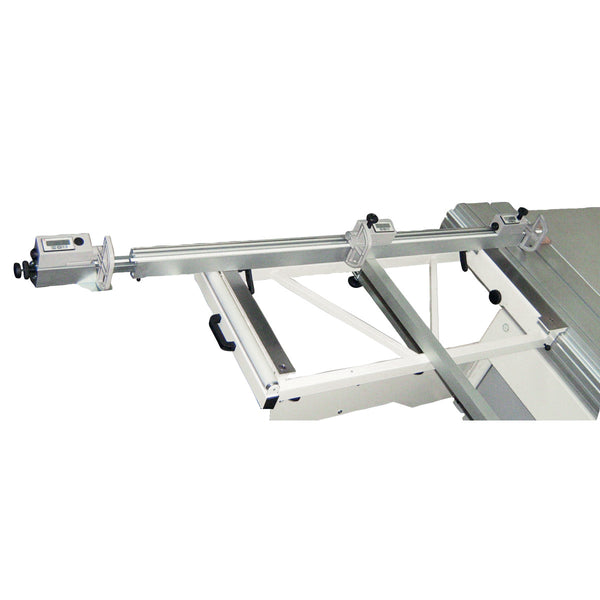 Crosscut stop of large dimensions with LCD
