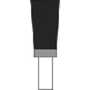 Cutting flat tooth circular saw blade KSB-ZF 250/18-2