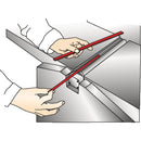 Reversible planer knife Tersa 410 x 10 x 2.3 mm chrome (3 pieces)-6
