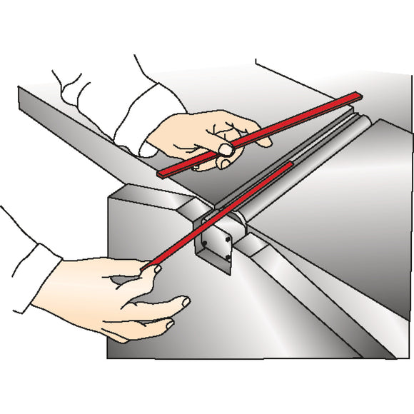 Reversible planer knife Tersa 410 x 10 x 2.3 mm chrome (3 pieces)