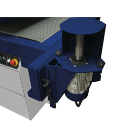 Side brush unit - horizontally and vertically adjustable