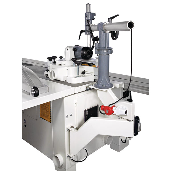 Swivel arm for feed unit
