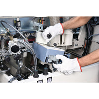 Quick change system glue container