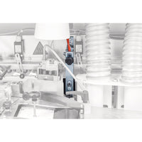 Device for heating the plate edge
